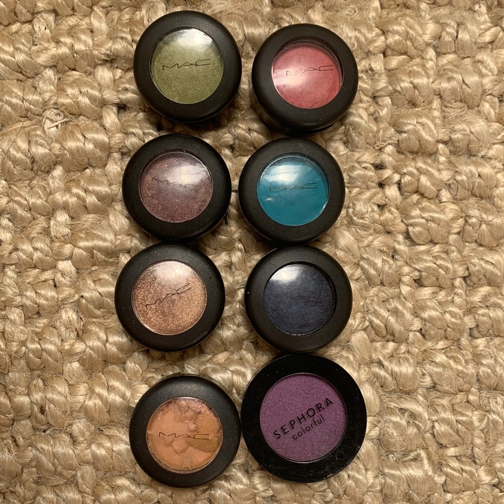 Mac and Sephora eye shadow bundle 6pc